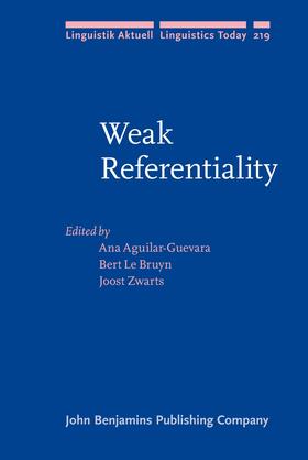 Aguilar-Guevara / Le Bruyn / Zwarts |  Weak Referentiality | Buch |  Sack Fachmedien