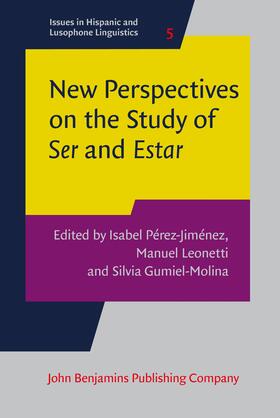 Pérez-Jiménez / Leonetti / Gumiel-Molina |  New Perspectives on the Study of Ser and Estar | Buch |  Sack Fachmedien