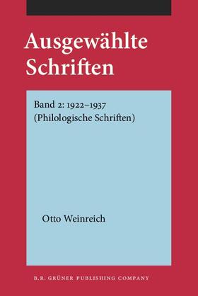 Weinreich / Wille |  Ausgewählte Schriften | eBook | Sack Fachmedien