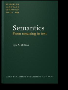 Mel’cuk / Beck / Polguère |  Semantics | eBook | Sack Fachmedien