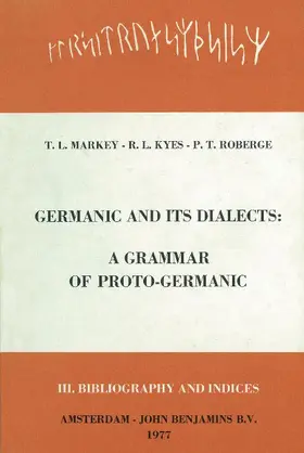  Germanic and its Dialects | eBook | Sack Fachmedien