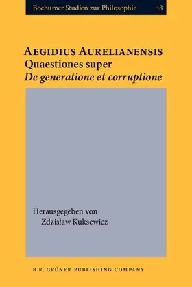 Kuksewicz |  Aegidius Aurelianensis | eBook | Sack Fachmedien