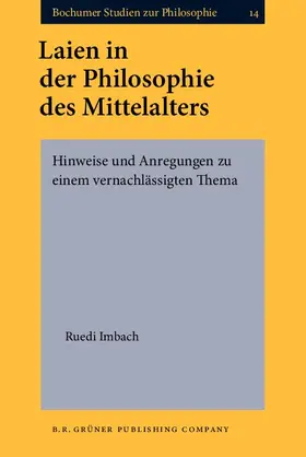 Imbach |  Laien in der Philosophie des Mittelalters | eBook | Sack Fachmedien