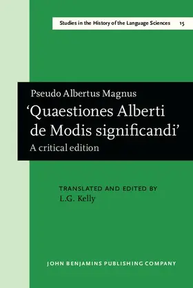  'Quaestiones Alberti de Modis significandi.' | eBook | Sack Fachmedien