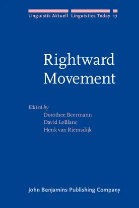 Beermann / LeBlanc / Riemsdijk |  Rightward Movement | eBook | Sack Fachmedien