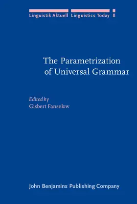 Fanselow |  The Parametrization of Universal Grammar | eBook | Sack Fachmedien