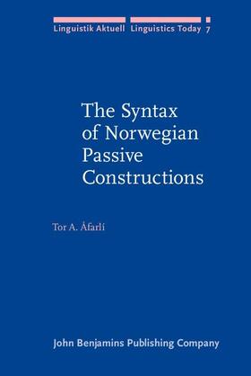 Åfarli / Afarli |  The Syntax of Norwegian Passive Constructions | eBook | Sack Fachmedien