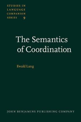 Lang |  The Semantics of Coordination | eBook | Sack Fachmedien