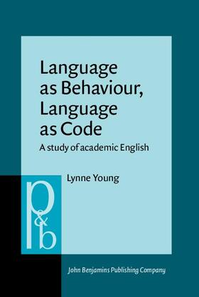 Young |  Language as Behaviour, Language as Code | eBook | Sack Fachmedien