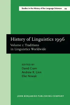 Cram / Linn / Nowak |  History of Linguistics 1996 | eBook | Sack Fachmedien