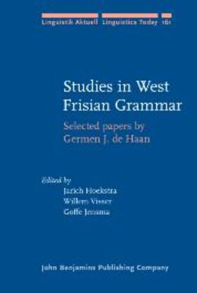 Haan / Hoekstra / Visser |  Studies in West Frisian Grammar | eBook | Sack Fachmedien