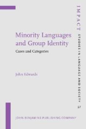 Edwards |  Minority Languages and Group Identity | eBook | Sack Fachmedien