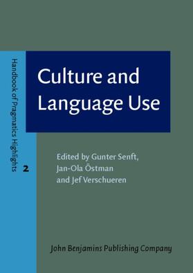 Senft / Östman / Verschueren |  Culture and Language Use | eBook | Sack Fachmedien