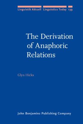 Hicks |  The Derivation of Anaphoric Relations | eBook | Sack Fachmedien