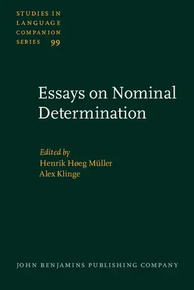 Høeg Müller / Hoeg Muller / Klinge |  Essays on Nominal Determination | eBook | Sack Fachmedien