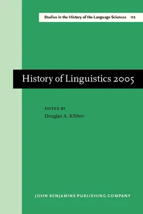 Kibbee |  History of Linguistics 2005 | eBook | Sack Fachmedien