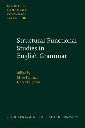 Hannay / Steen |  Structural-Functional Studies in English Grammar | eBook | Sack Fachmedien