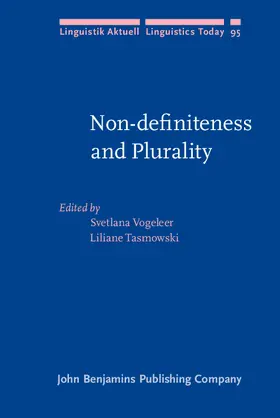 Vogeleer / Tasmowski |  Non-definiteness and Plurality | eBook | Sack Fachmedien