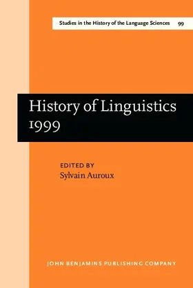 Auroux |  History of Linguistics 1999 | eBook | Sack Fachmedien