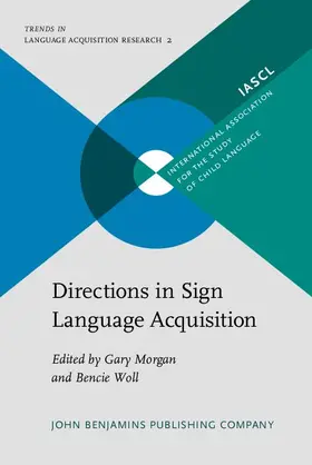 Morgan / Woll |  Directions in Sign Language Acquisition | eBook | Sack Fachmedien