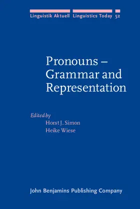 Simon / Wiese |  Pronouns – Grammar and Representation | eBook | Sack Fachmedien