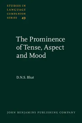 Bhat |  The Prominence of Tense, Aspect and Mood | eBook | Sack Fachmedien