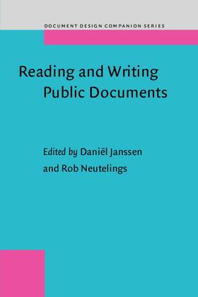 Janssen / Neutelings |  Reading and Writing Public Documents | eBook | Sack Fachmedien