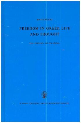 Pohlenz |  Freedom in Greek Life and Thought | Buch |  Sack Fachmedien