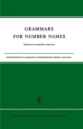 Brandt Corstius |  Grammars for Number Names | Buch |  Sack Fachmedien