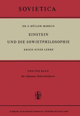 Müller-Markus |  Einstein Und Die Sowjetphilosophie | Buch |  Sack Fachmedien