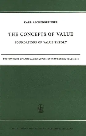 Aschenbrenner |  The Concepts of Value | Buch |  Sack Fachmedien