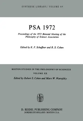 Cohen / Schaffner |  Proceedings of the 1972 Biennial Meeting of the Philosophy of Science Association | Buch |  Sack Fachmedien