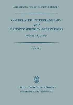 Page |  Correlated Interplanetary and Magnetospheric Observations | Buch |  Sack Fachmedien