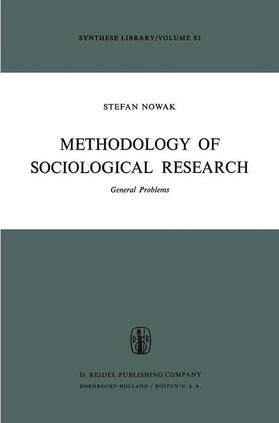 Nowak |  Methodology of Sociological Research | Buch |  Sack Fachmedien