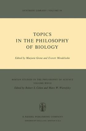 Grene / Mendelson |  Topics in the Philosophy of Biology | Buch |  Sack Fachmedien
