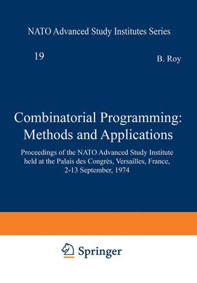 Roy |  Combinatorial Programming: Methods and Applications | Buch |  Sack Fachmedien