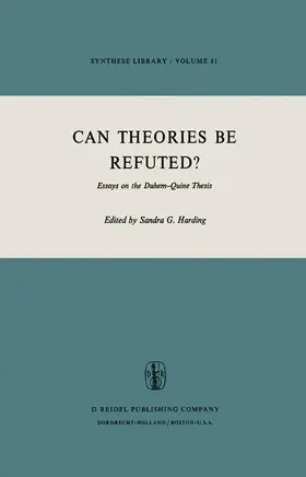 Harding |  Can Theories be Refuted? | Buch |  Sack Fachmedien