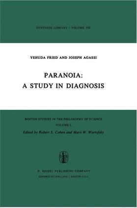 Fried / Agassi |  Paranoia: A Study in Diagnosis | Buch |  Sack Fachmedien
