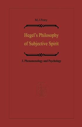 Petry |  Hegel¿s Philosophy of Subjective Spirit | Buch |  Sack Fachmedien