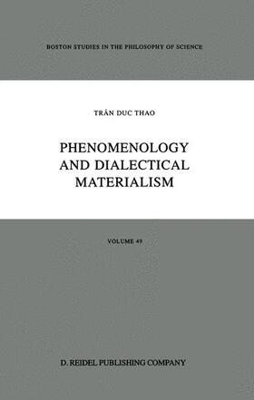 Morano / Herman |  Phenomenology and Dialectical Materialism | Buch |  Sack Fachmedien