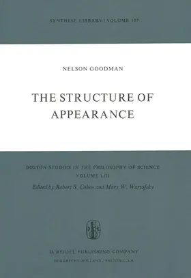 Goodman |  The Structure of Appearance | Buch |  Sack Fachmedien