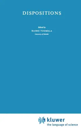 Tuomela | Dispositions | Buch | 978-90-277-0810-6 | sack.de