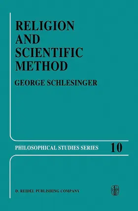 Schlesinger |  Religion and Scientific Method | Buch |  Sack Fachmedien