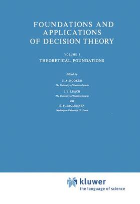 Hooker / McClennen / Leach |  Foundations and Applications of Decision Theory | Buch |  Sack Fachmedien