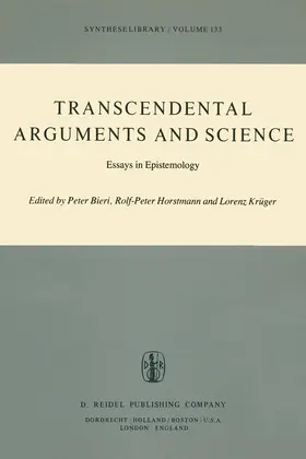 Bieri / Horstmann / Krüger |  Transcendental Arguments and Science | Buch |  Sack Fachmedien