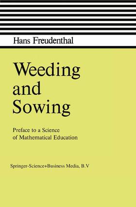 Freudenthal |  Weeding and Sowing | Buch |  Sack Fachmedien