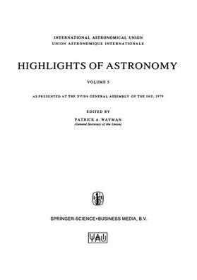 Wayman |  Highlights of Astronomy, Volume 5 | Buch |  Sack Fachmedien