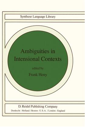 Heny |  Ambiguities in Intensional Contexts | Buch |  Sack Fachmedien