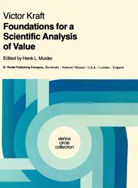 Kraft / Mulder |  Foundations for a Scientific Analysis of Value | Buch |  Sack Fachmedien