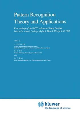 Kittler / Pau / Fu |  Pattern Recognition Theory and Applications | Buch |  Sack Fachmedien